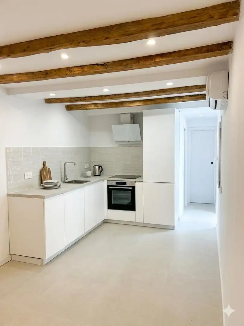 Kitchen of Flat for sale in Sitges  with Air Conditioner and Terrace