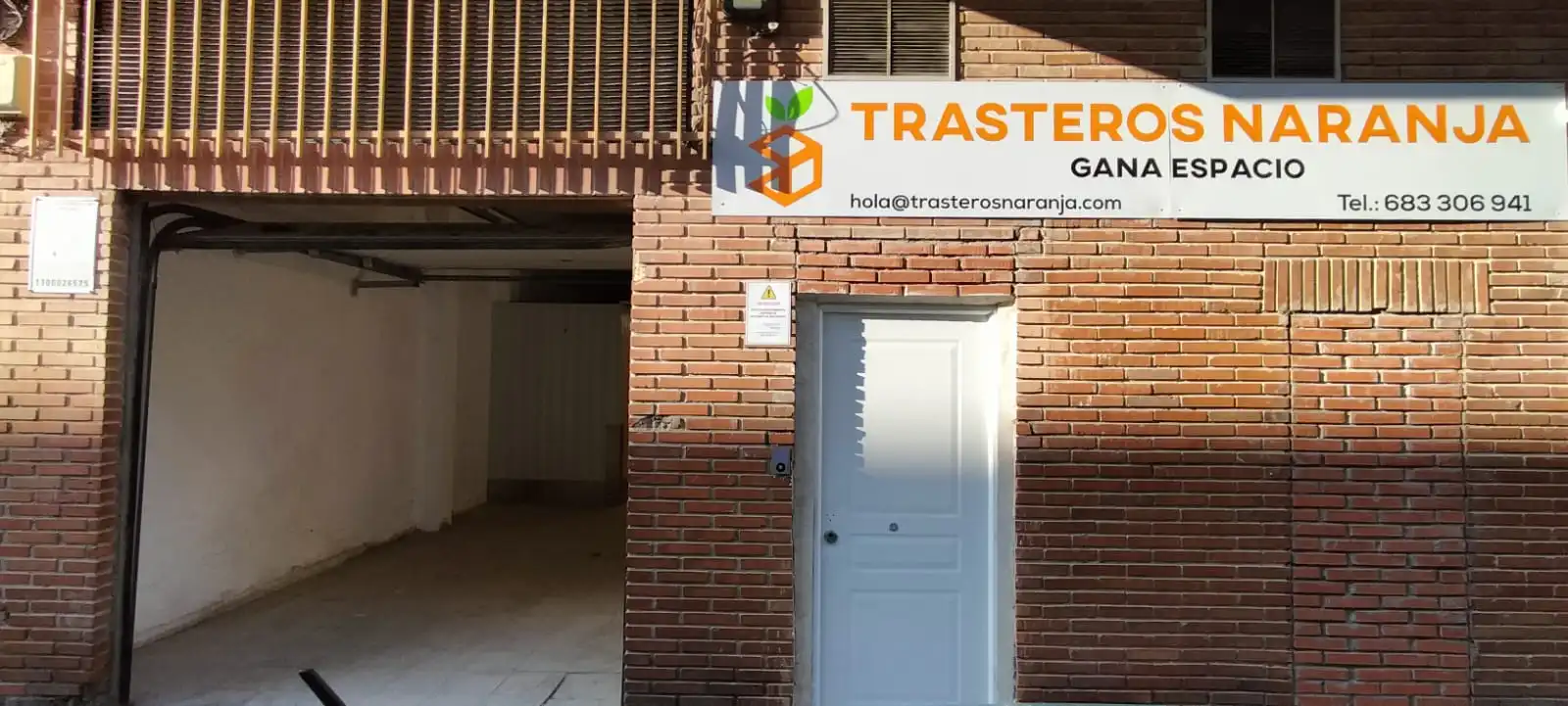 Vista exterior de Traster de lloguer en Madrid amb Alarma