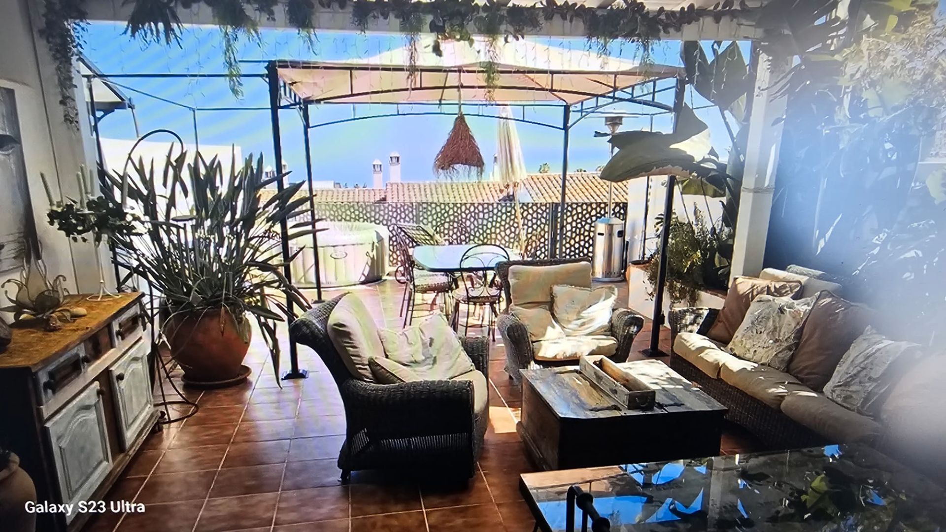 Terrassa de Casa adosada en venda en Vélez-Málaga amb Aire condicionat, Jardí privat i Terrassa