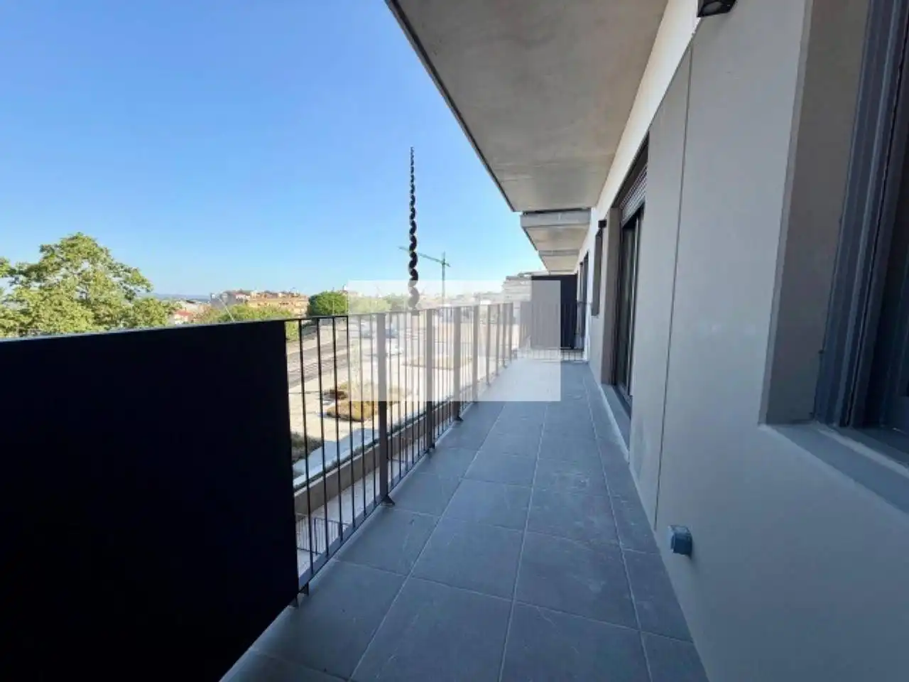 Balcony of Flat for rent in Terrassa  with Air Conditioner, Heating and Parquet flooring
