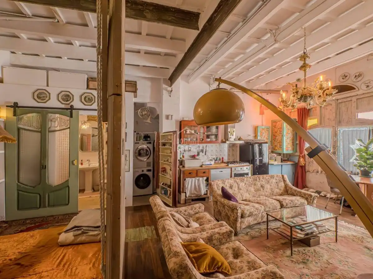 Wohnzimmer von Geschaftsraum zum Verkauf in Maó ciutat