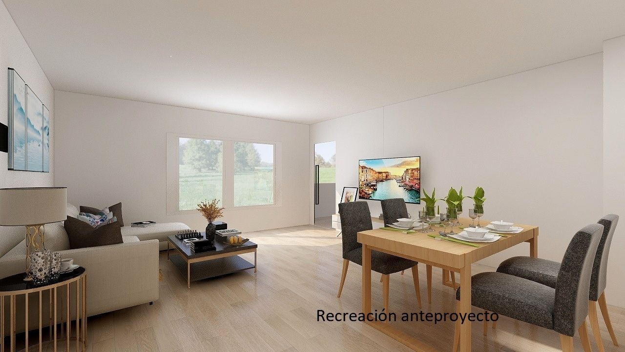 Living room of Flat for sale in Badajoz Capital  with Air Conditioner, Heating and Terrace