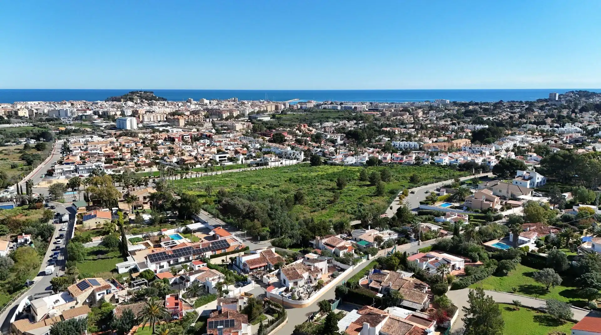 Exterior view of Duplexes for sale in Dénia  with Air Conditioner, Private garden and Terrace
