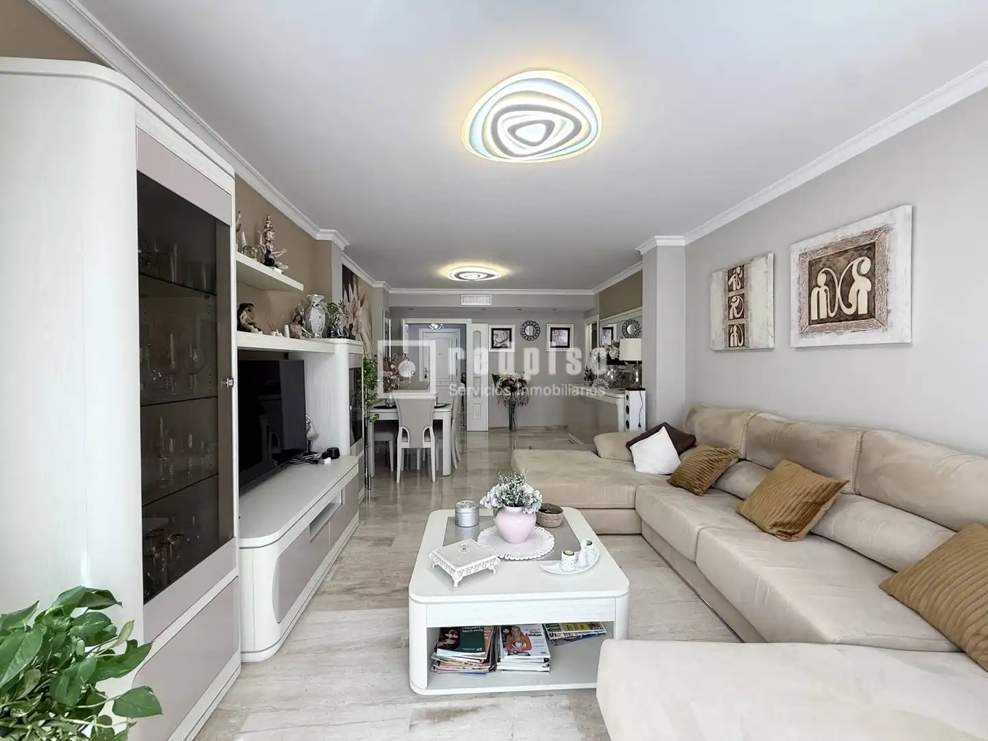 Sala de estar de Piso en venta en Málaga con Aire acondicionado, Calefacción y Jardín privado