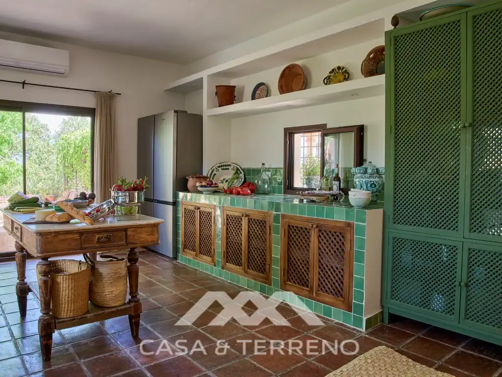 Cocina de Casa o chalet en venta en Comares con Aire acondicionado, Terraza y Piscina