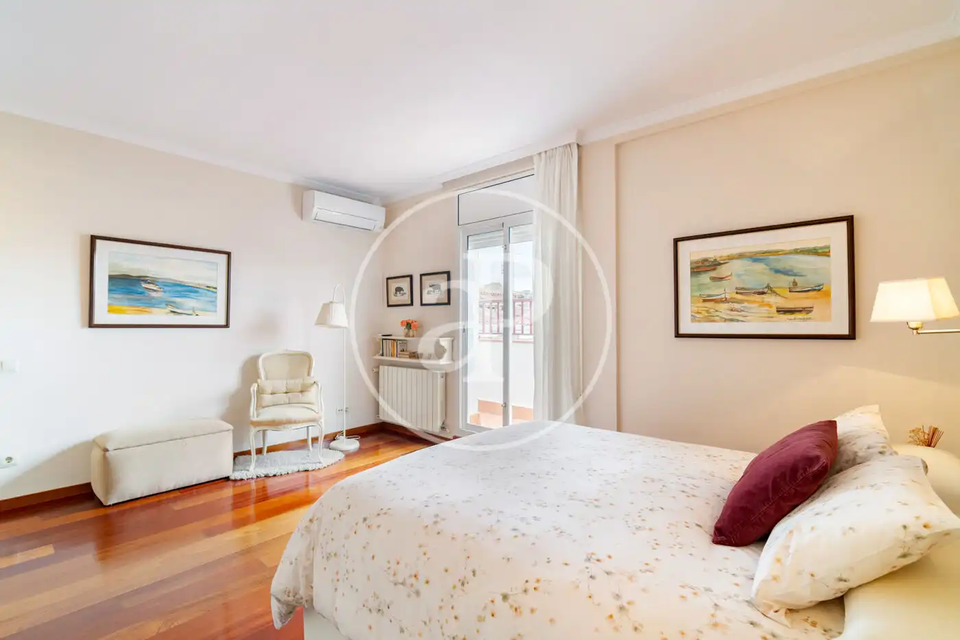 Bedroom of Flat for rent in Barcelona  with Air Conditioner, Heating and Terrace