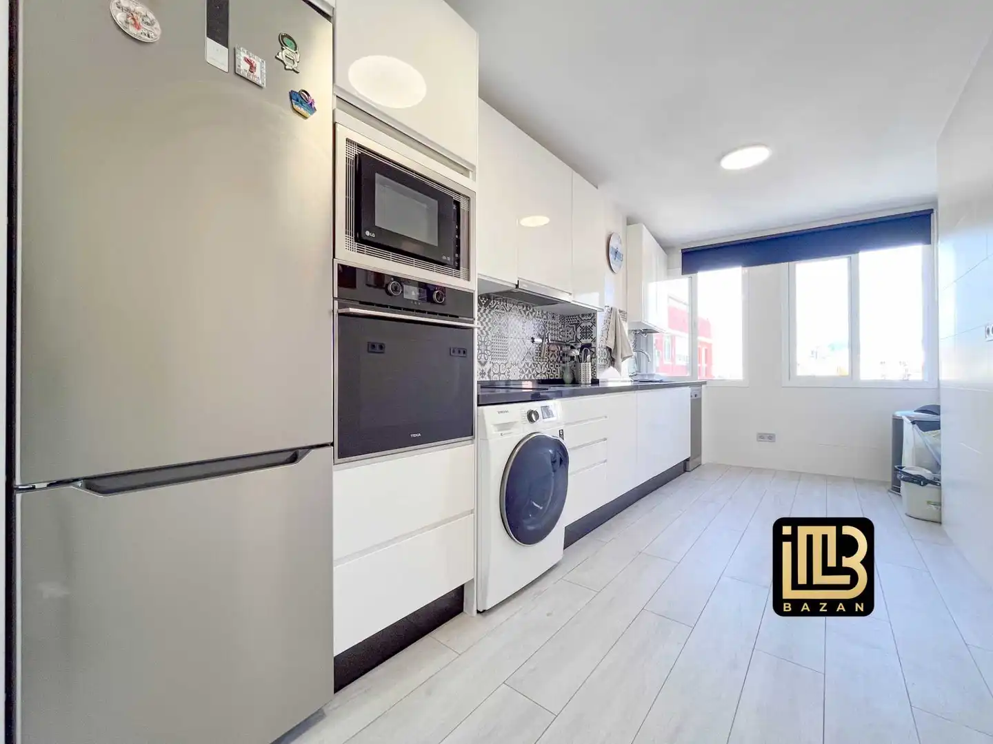 Küche von Wohnung zur Miete in Málaga mit Klimaanlage, Heizung und Möbliert