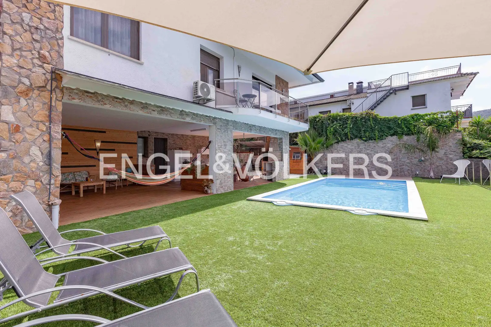 Terraza de Casa o chalet de alquiler en Llinars del Vallès con Aire acondicionado, Calefacción y Jardín privado