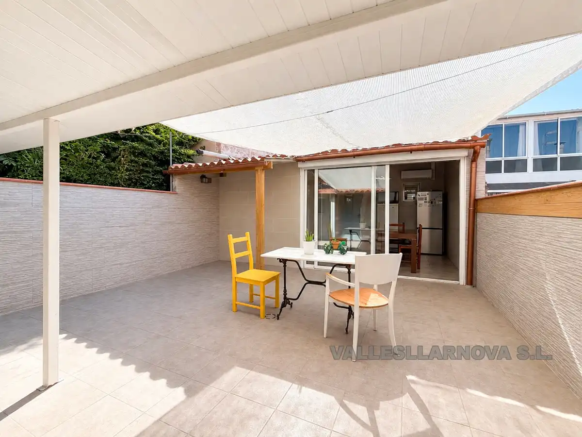 Terrassa de Casa adosada en venda en Mollet del Vallès amb Aire condicionat, Calefacció i Jardí privat