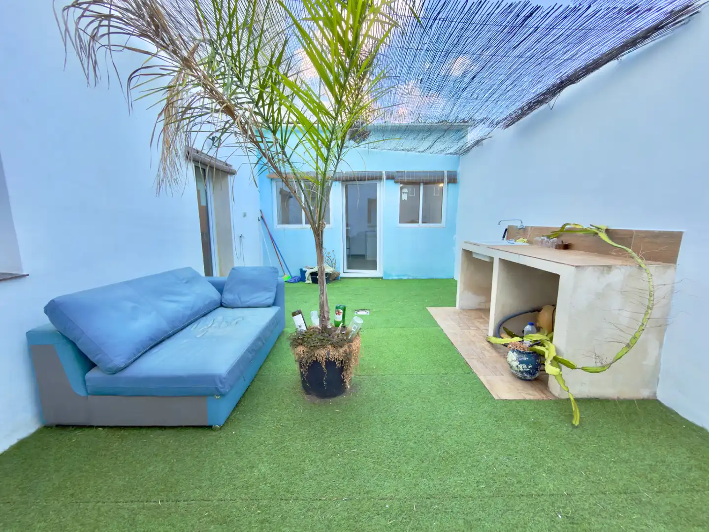 Terrace of Ground floor for sale in Bornos  with Air Conditioner, Private garden and Furnished