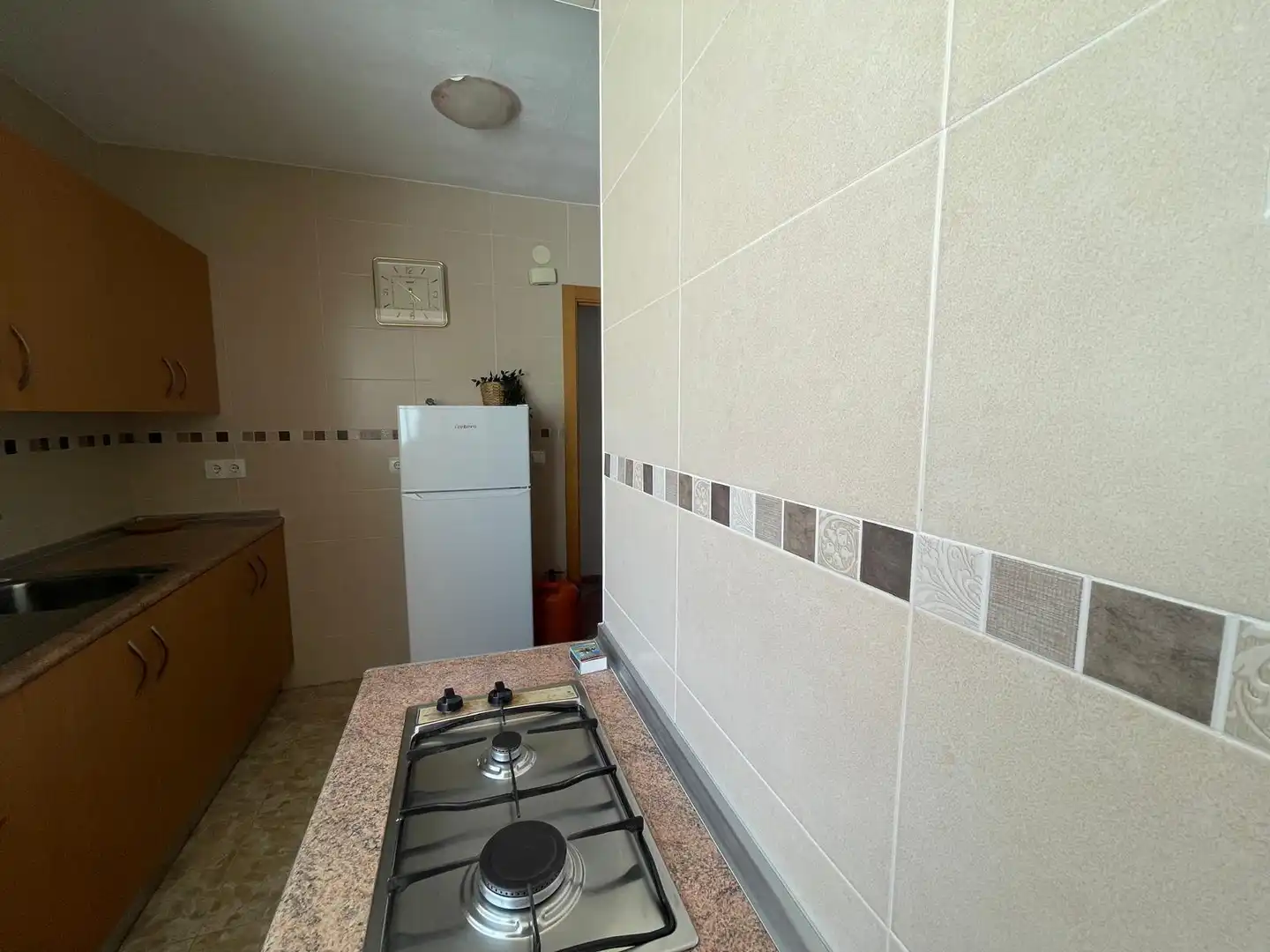 Cocina de Piso de alquiler en Málaga con Aire acondicionado, Calefacción y Terraza