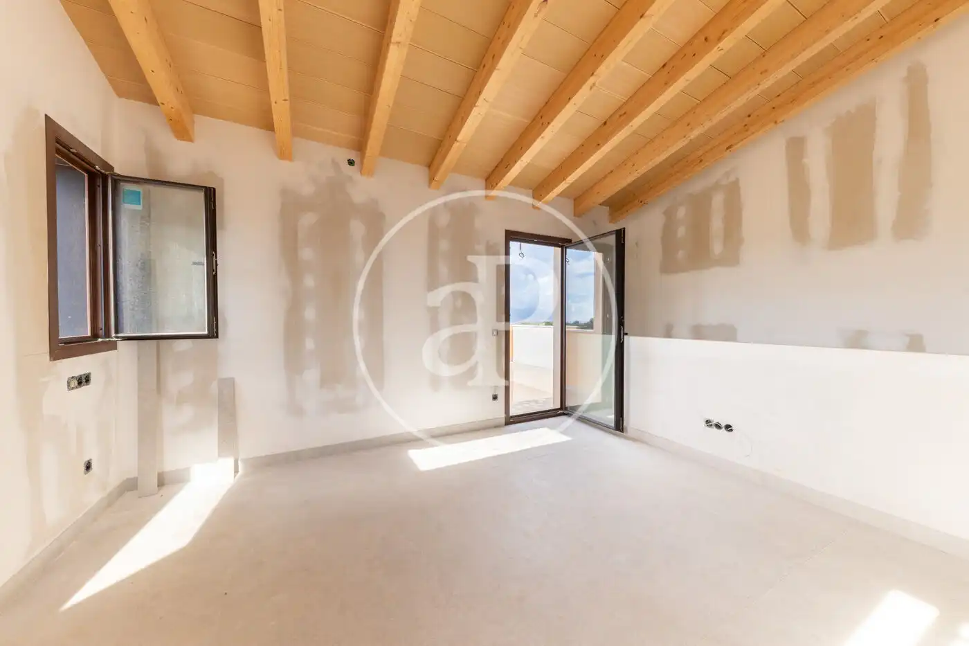 Sala d'estar de Casa o xalet en venda en Marratxí amb Aire condicionat, Calefacció i Jardí privat
