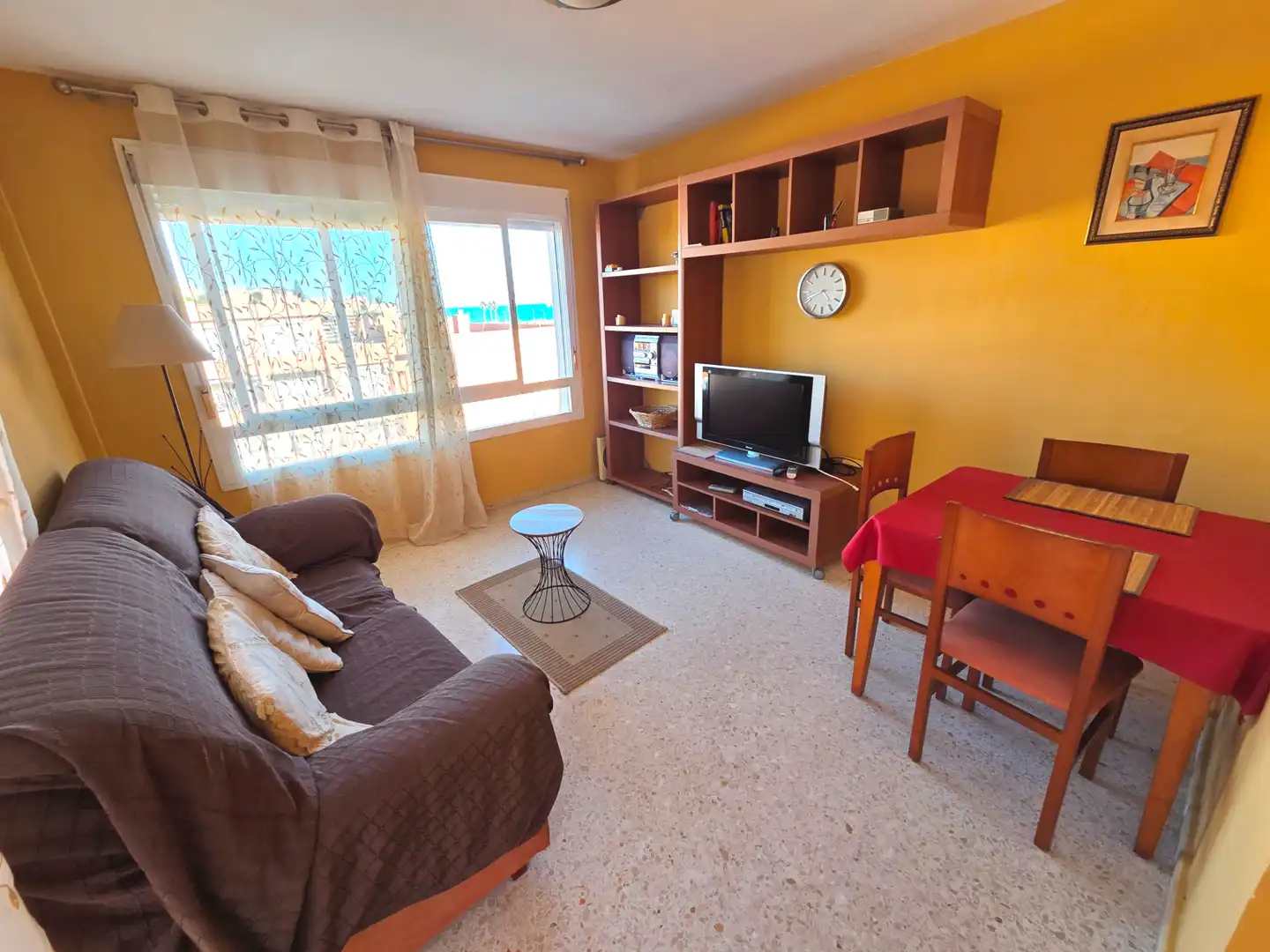Living room of Attic for sale in Algeciras  with Terrace and Community pool