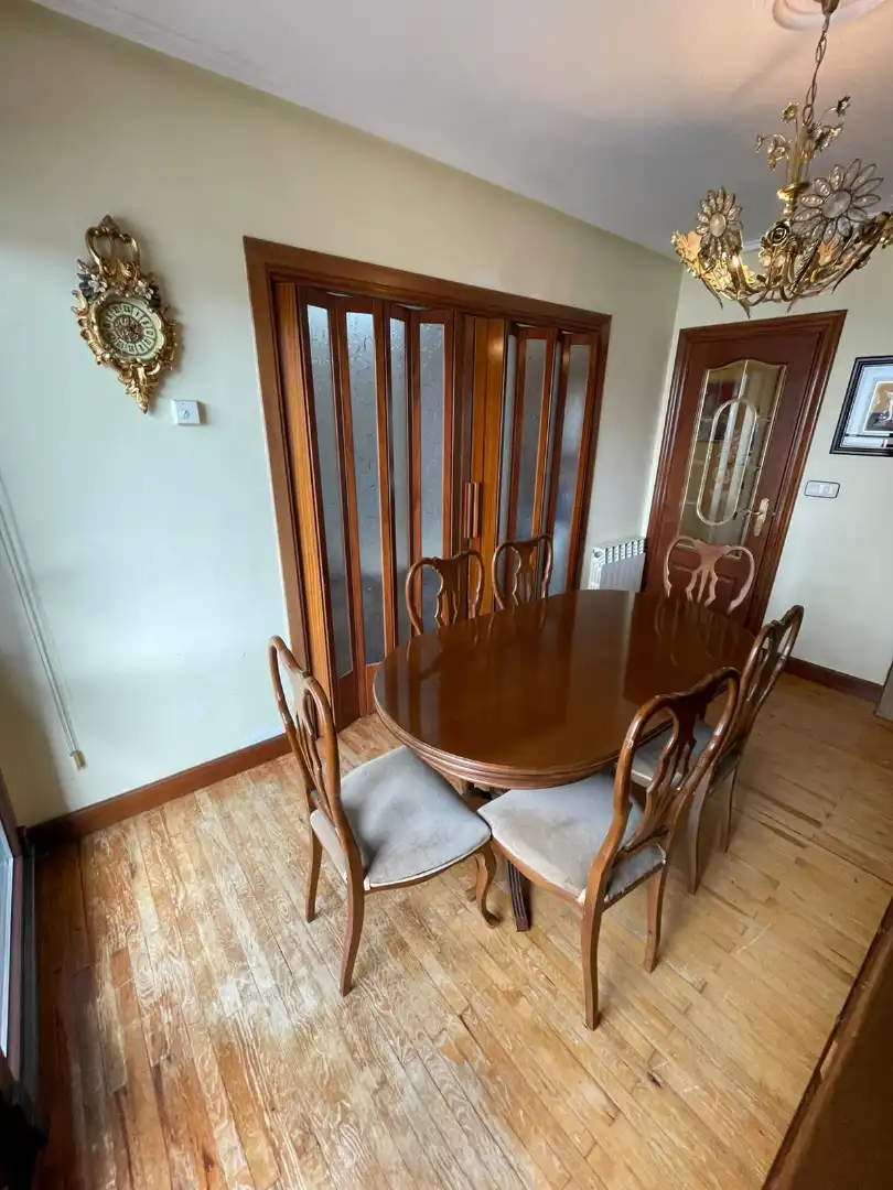 Dining room of Flat for sale in Barakaldo   with Heating, Parquet flooring and Terrace