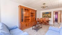 Living room of Flat for sale in  Granada Capital  with Heating, Private garden and Balcony