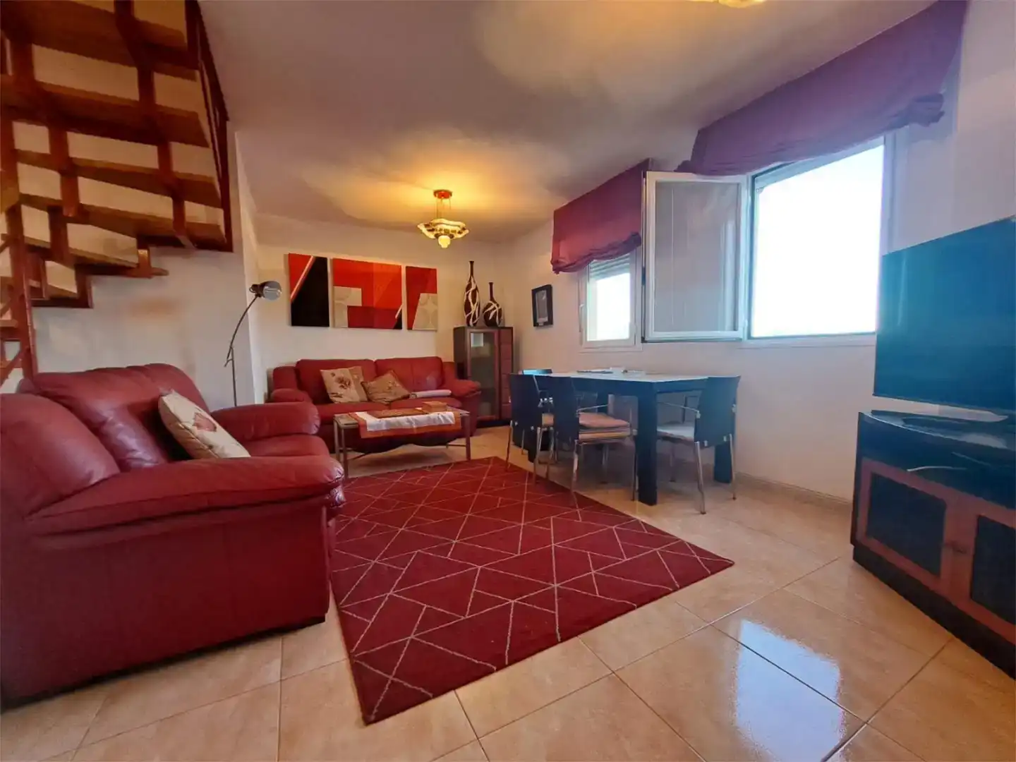 Sala d'estar de Dúplex en venda en Calatayud amb Aire condicionat i Moblat