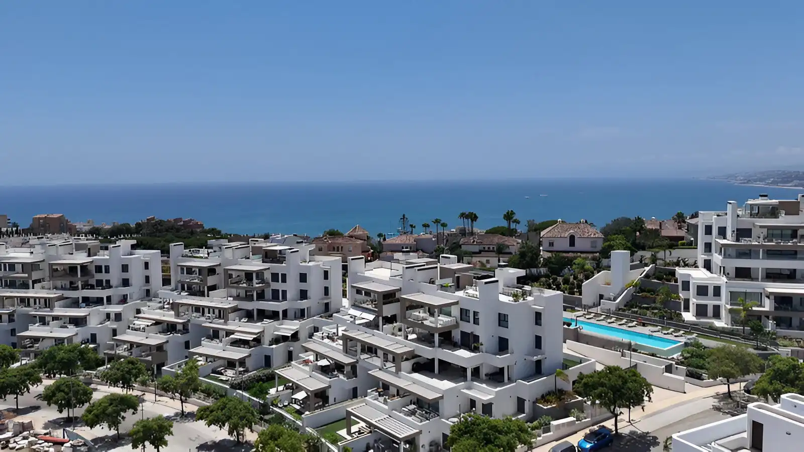 Apartamento con piscina en venta en Estepona Pueblo