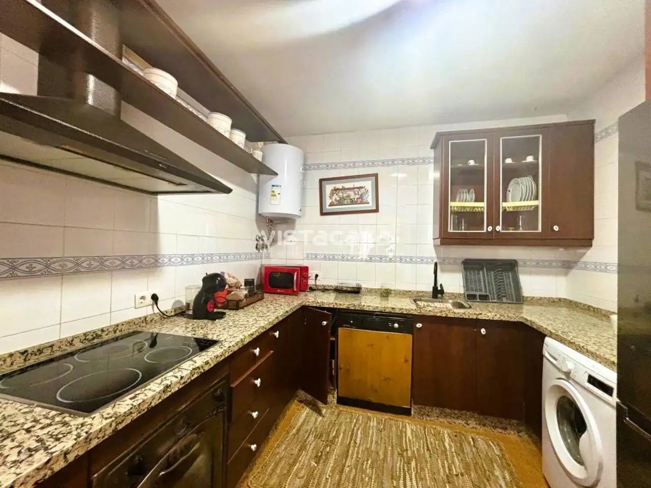 Cuina de Casa adosada en venda en Mairena del Alcor amb Aire condicionat, Calefacció i Jardí privat