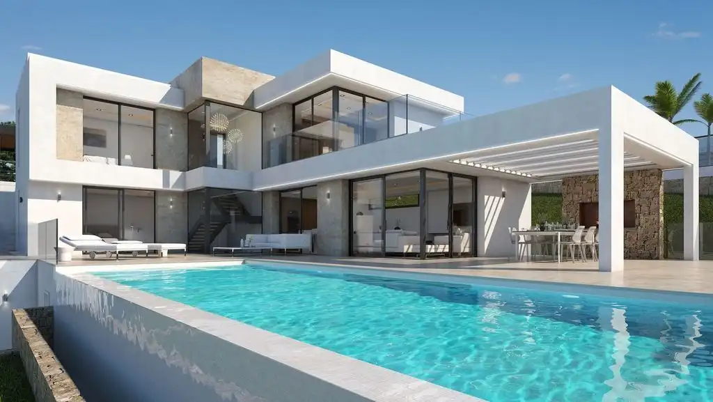 Piscina de Casa o chalet en venta en Jávea / Xàbia con Aire acondicionado, Jardín privado y Trastero