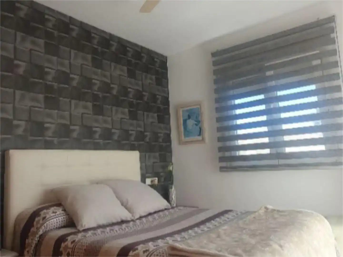 Dormitori de Casa adosada en venda en Oliva amb Aire condicionat, Piscina i Balcó