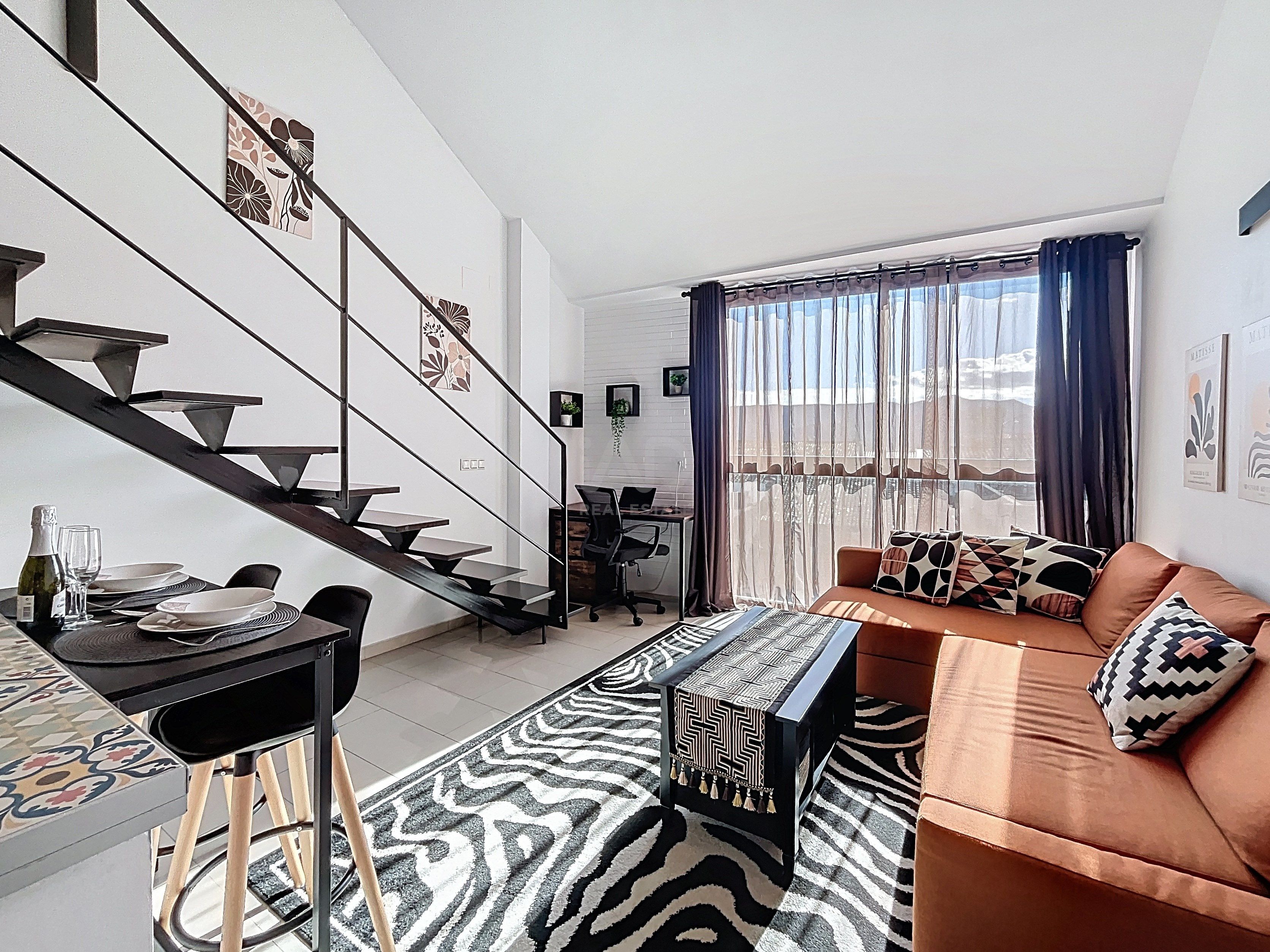 Sala d'estar de Àtic en venda en Beniarbeig amb Aire condicionat