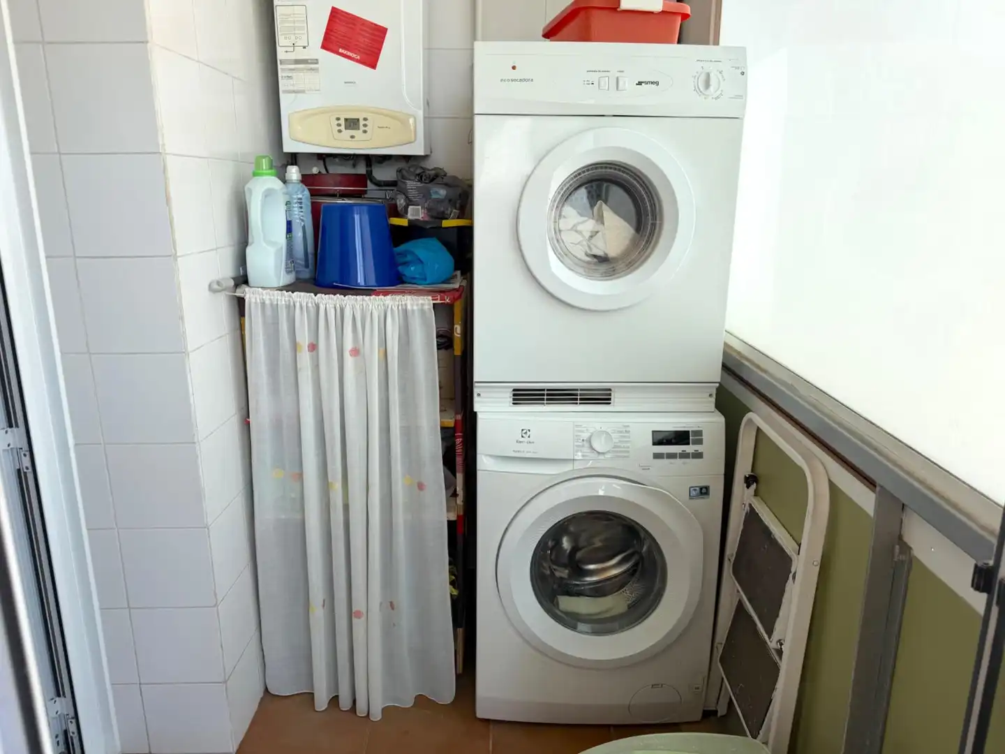 Küche von Wohnung zum Verkauf in Mataró mit Klimaanlage, Heizung und Parkett