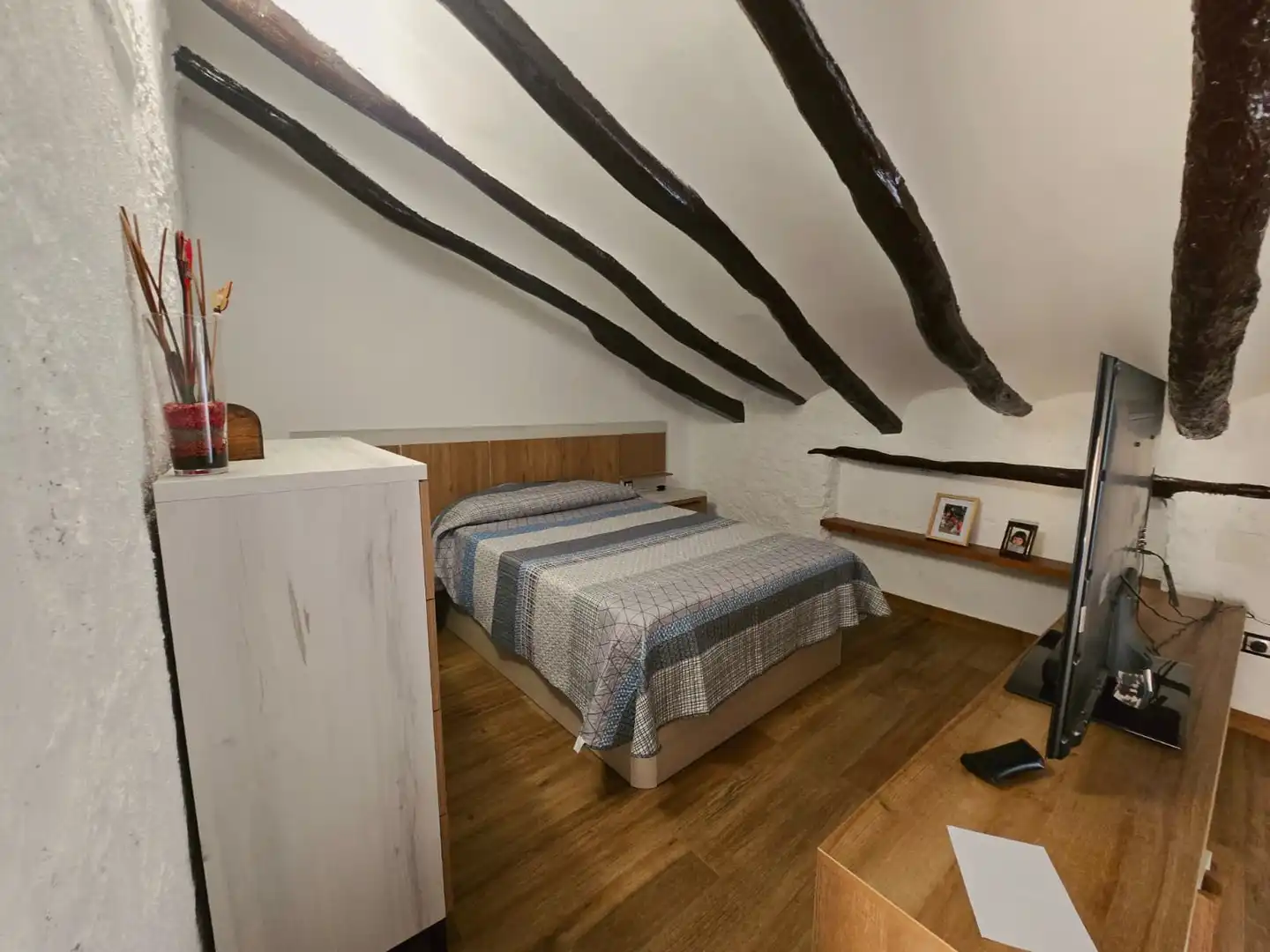 Bedroom of Detached homes for sale in Salomó  with Air Conditioner, Parquet flooring and Terrace