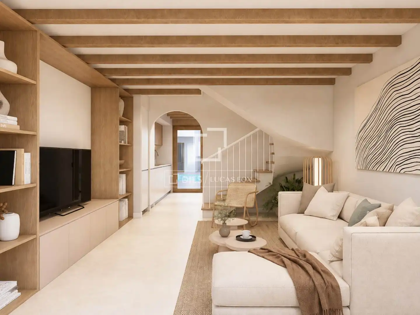 Sala d'estar de Casa o xalet en venda en Puçol amb Aire condicionat, Calefacció i Jardí privat
