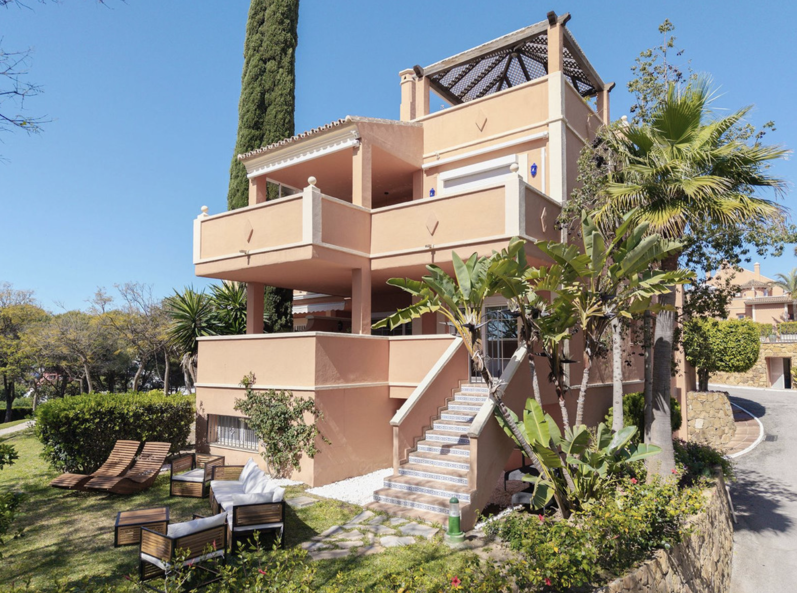 Jardí de Planta baixa en venda en Marbella amb Aire condicionat, Jardí privat i Terrassa