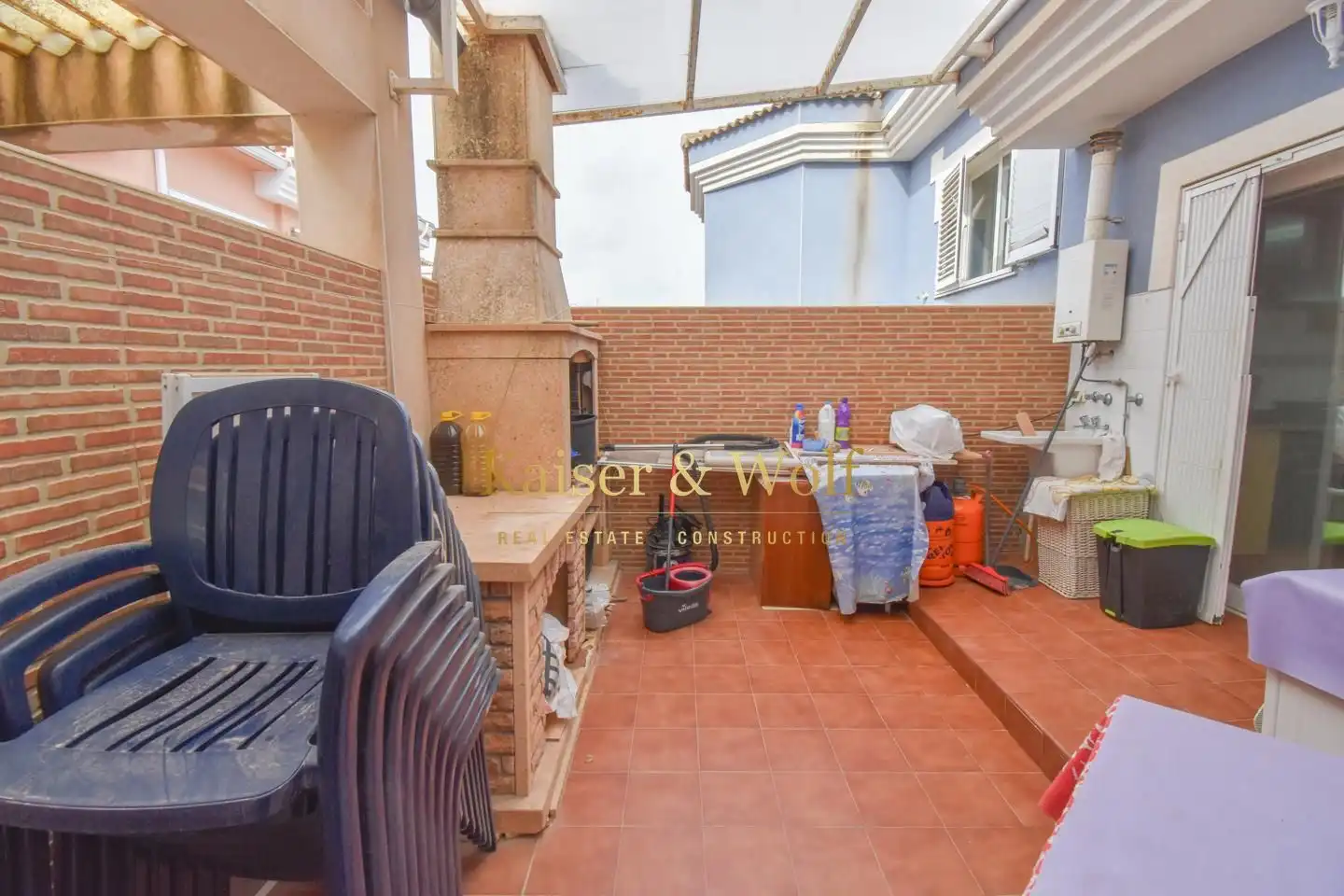 Terraza de Casa o chalet en venta en Santa Pola con Aire acondicionado, Jardín privado y Terraza