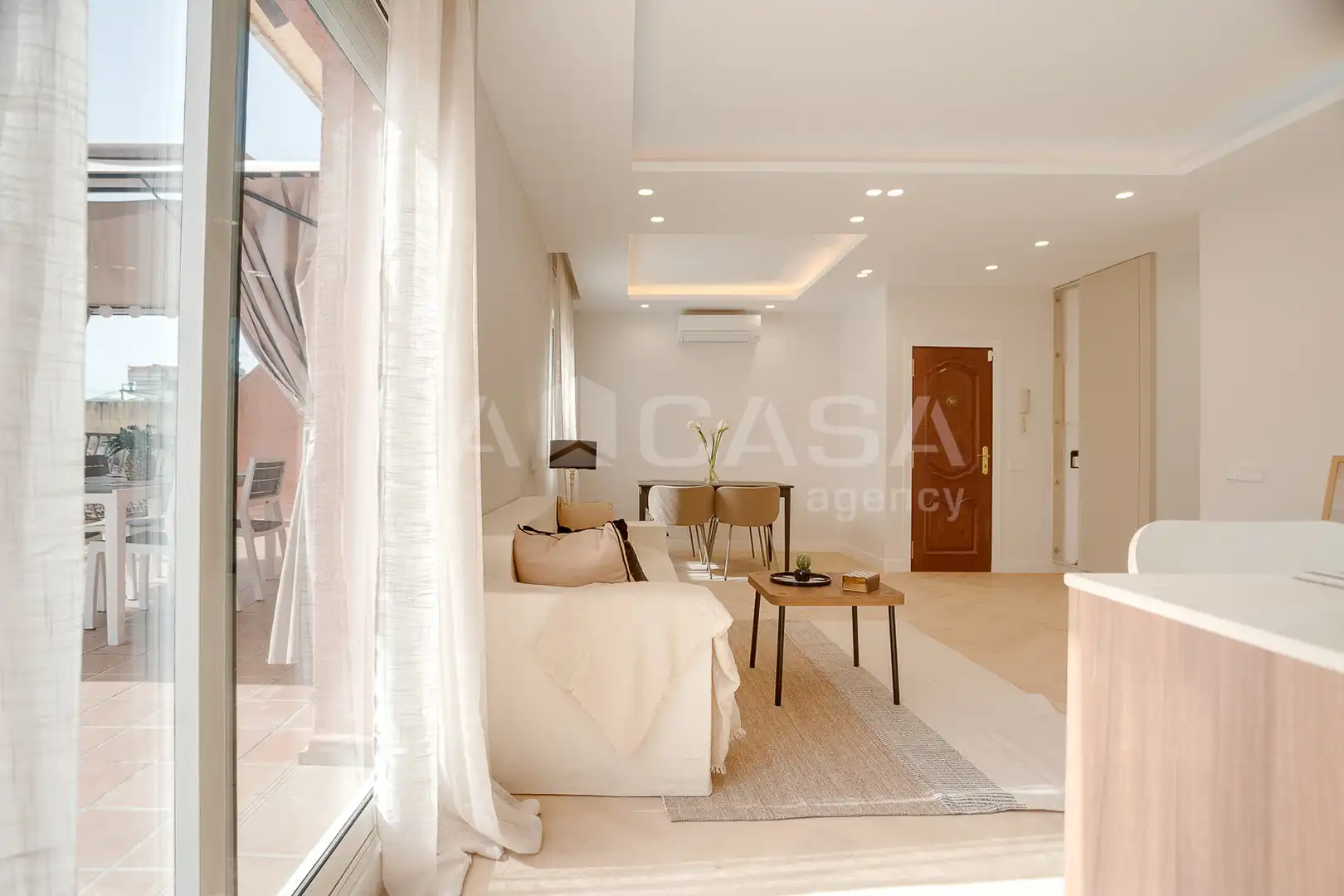 Sala de estar de Ático en venta en Granollers con Calefacción y Terraza