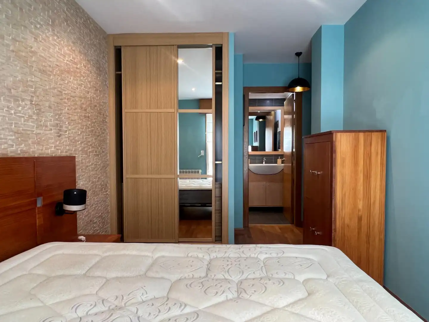 Schlafzimmer von Wohnung zur Miete in Cambre  mit Heizung, Abstellraum und Möbliert