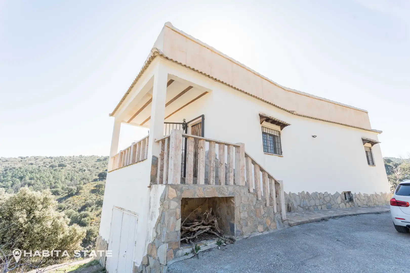 Vista exterior de Casa o xalet en venda en Macael amb Jardí privat, Terrassa i Moblat