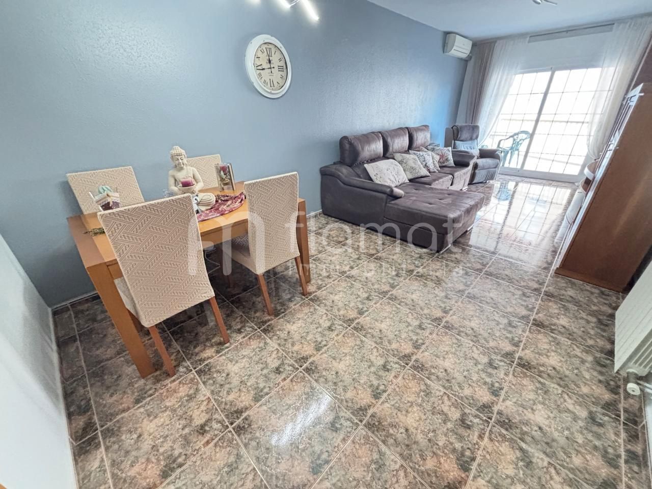 Living room of Flat for sale in Mataró  with Air Conditioner and Heating