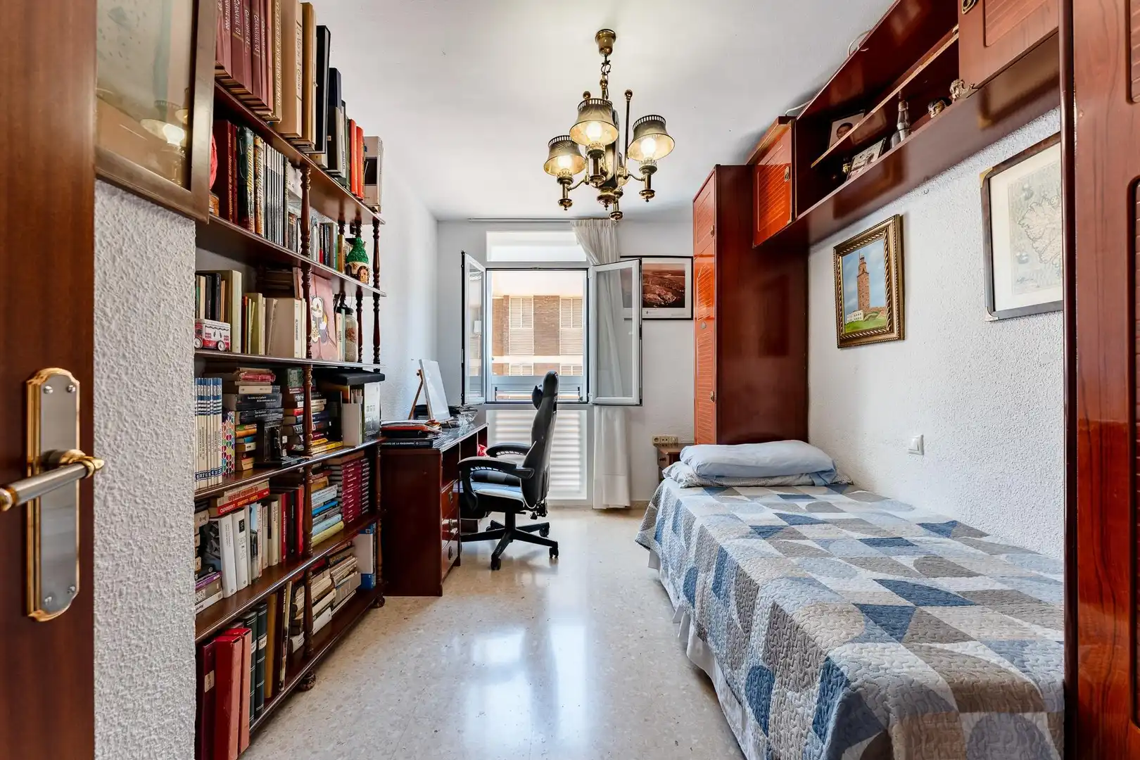 Bedroom of Flat for sale in Málaga  with Air Conditioner and Heating