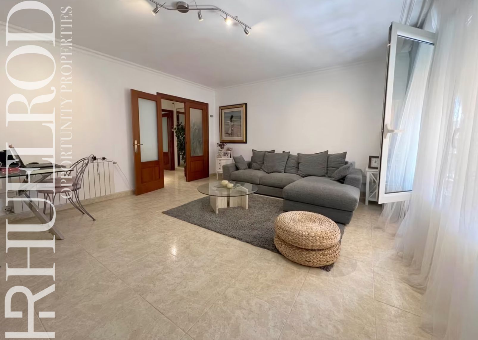 Sala d'estar de Pis en venda en Mataró amb Calefacció, Moblat i Forn