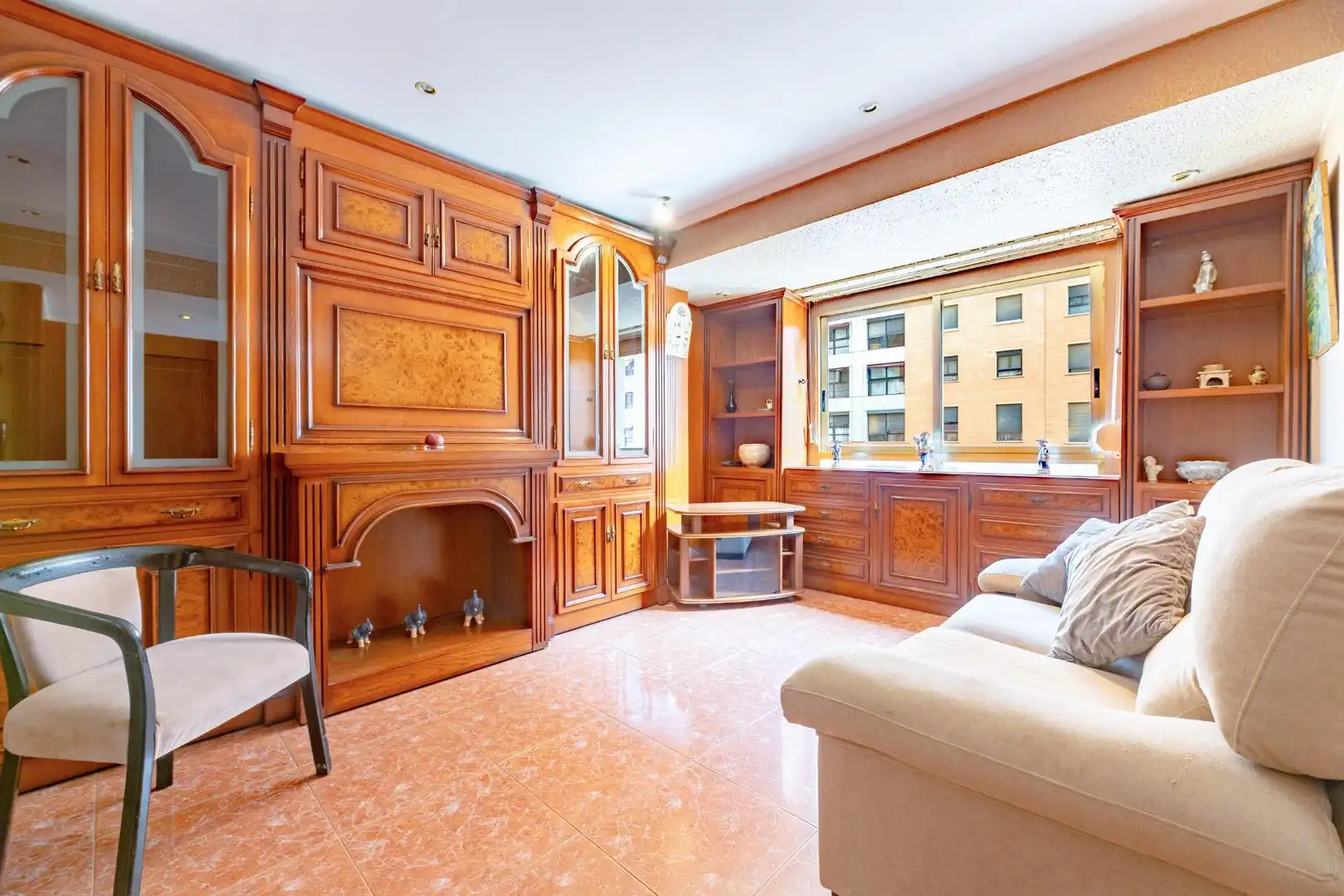 Living room of Flat for sale in Quatre Carreres