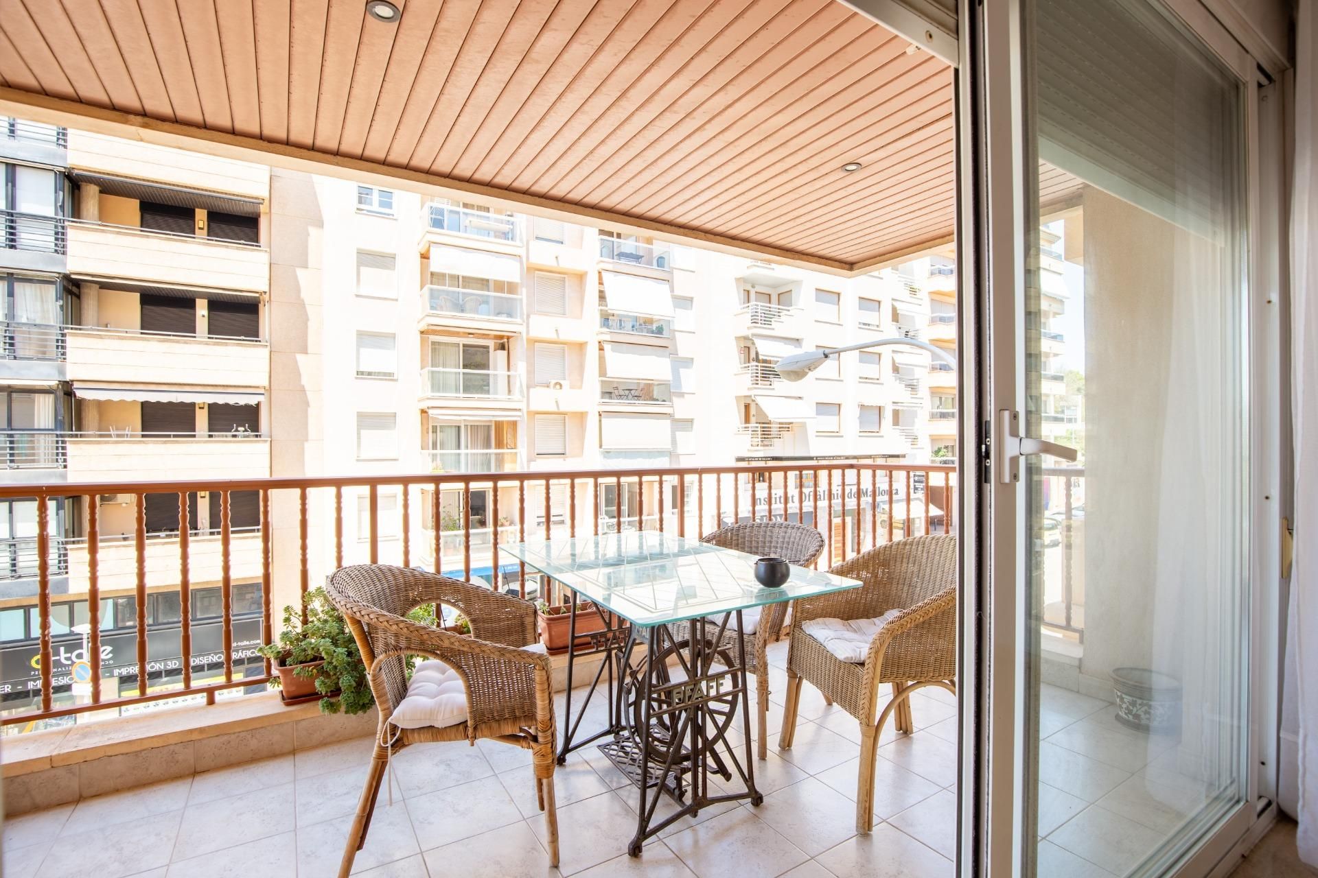 Balcony of Apartment for sale in  Palma de Mallorca  with Air Conditioner, Heating and Terrace