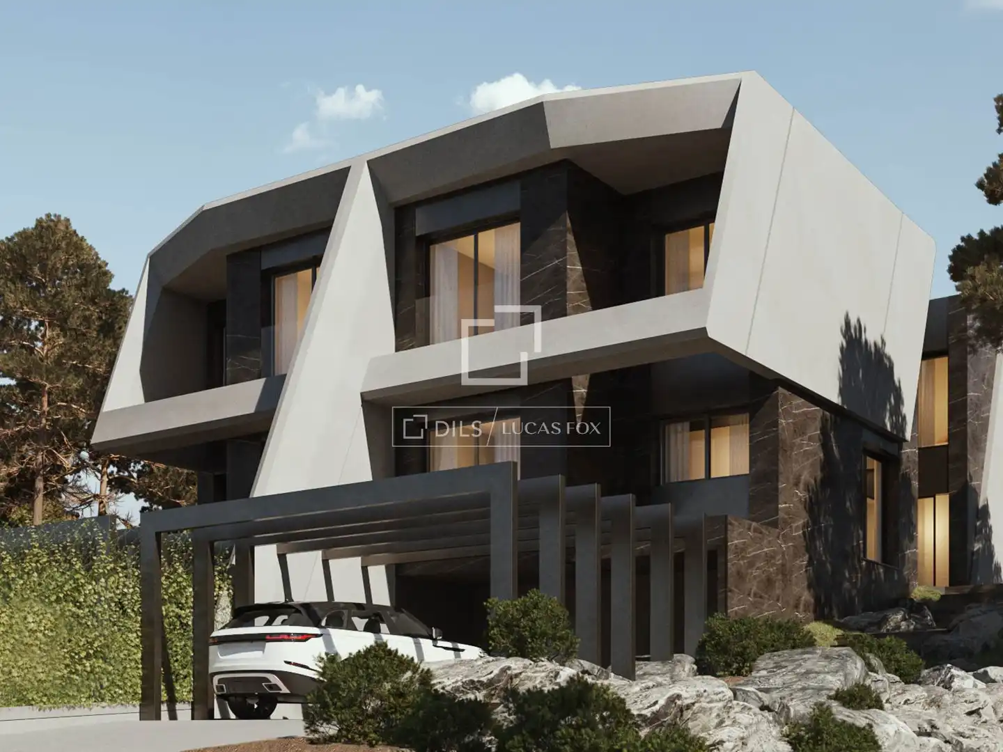 Vista exterior de Casa o xalet en venda en Torrelodones amb Aire condicionat, Calefacció i Jardí privat