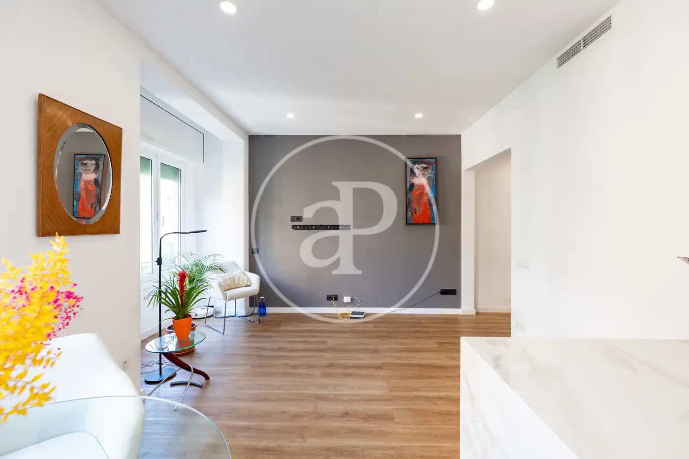 Sala de estar de Piso en venta en Barcelona con Aire acondicionado y Calefacción