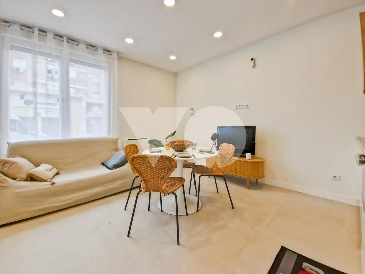 Sala d'estar de Apartament en venda en Madrid amb Aire condicionat i Calefacció