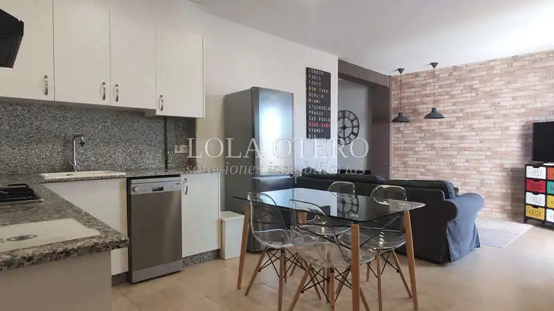 Kitchen of Attic for rent in Valencia  with Air Conditioner, Heating and Terrace