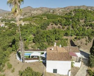 Exterior view of Country house to rent in Almáchar  with Air Conditioner and Swimming Pool