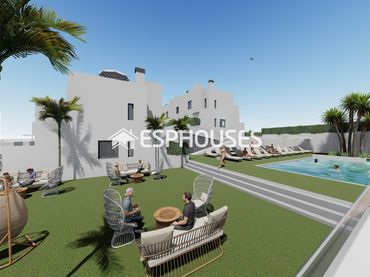 Maison jumelée avec balcon à vendre à Cox
