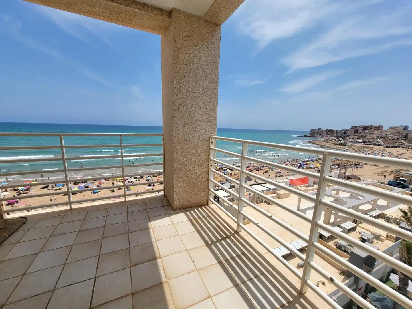 Balcony of Attic for sale in Torrevieja  with Swimming Pool, Furnished and Community pool