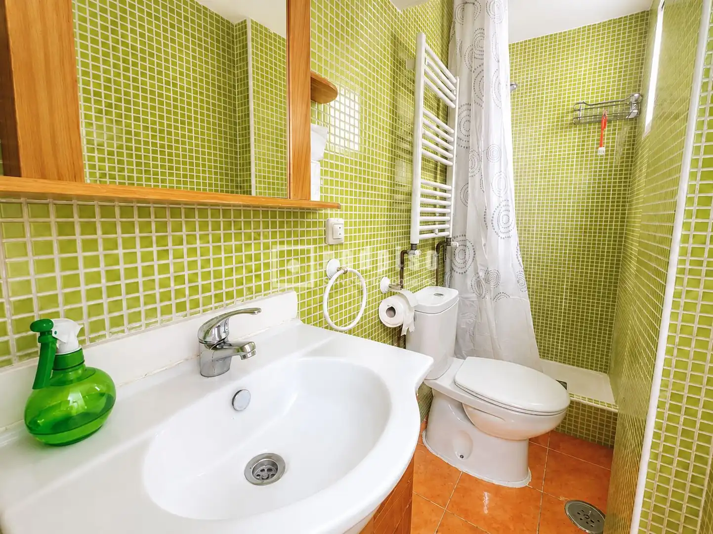 Bathroom of Flat for rent in Madrid  with Heating, Terrace and Furnished