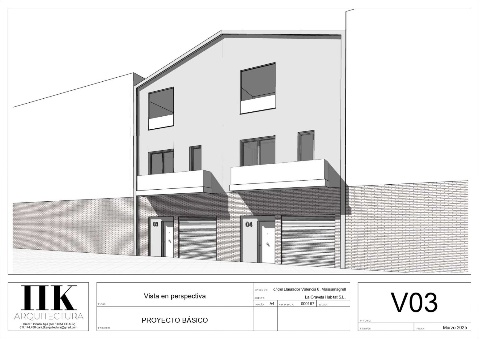 Exterior view of Single-family semi-detached for sale in Massamagrell  with Air Conditioner, Terrace and Swimming Pool