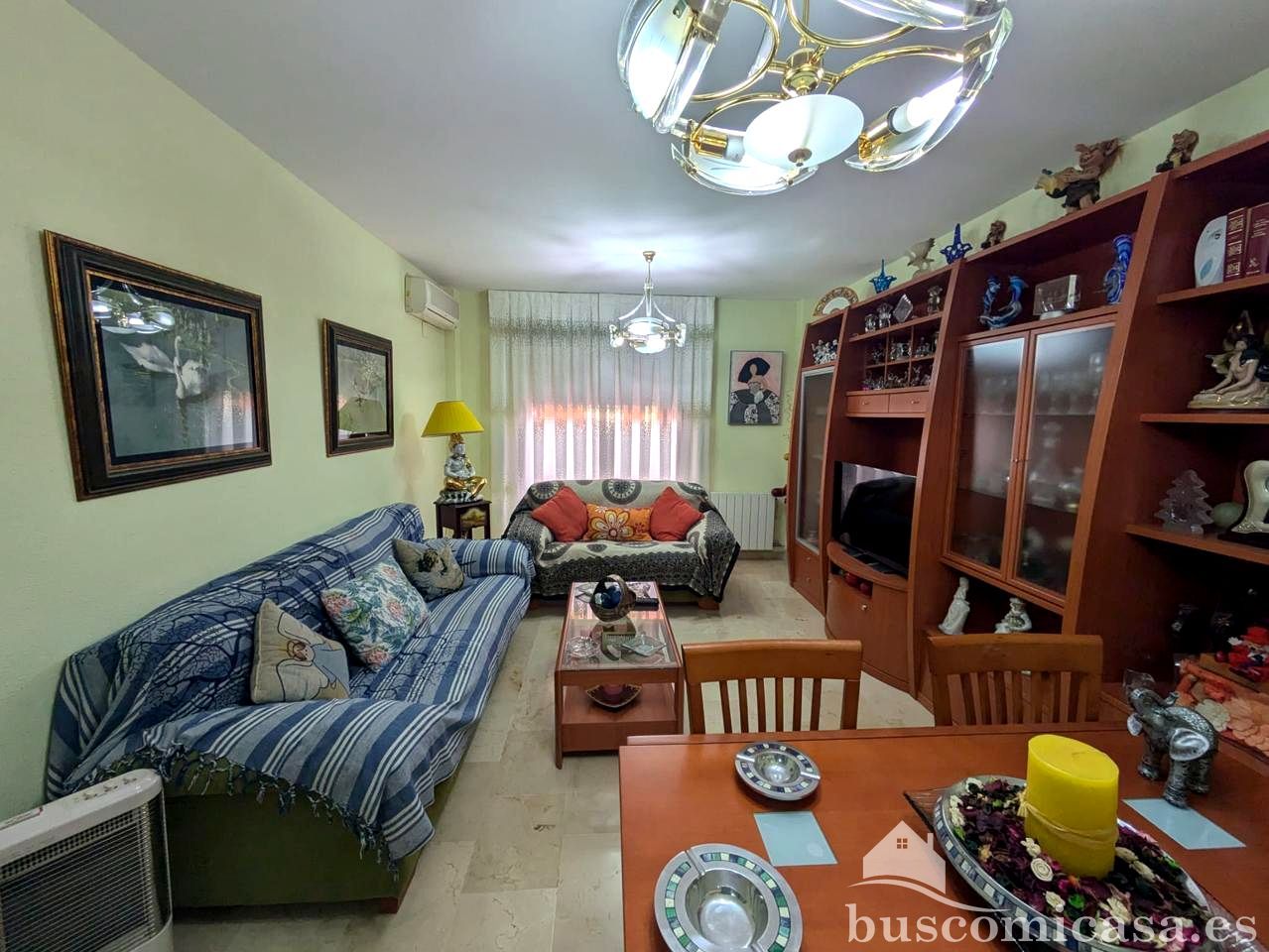 Living room of Flat to rent in Linares  with Air Conditioner, Terrace and Furnished