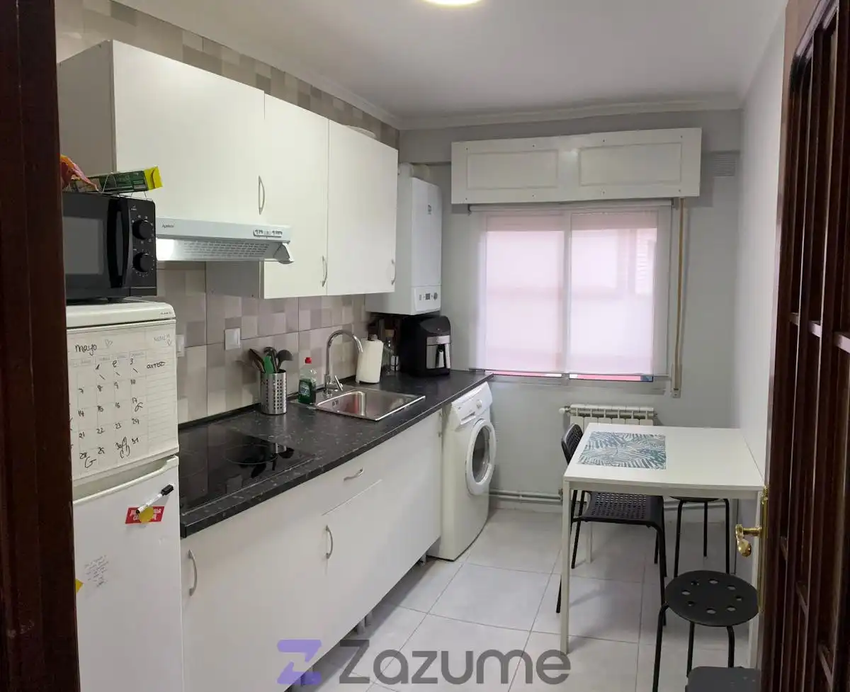 Kitchen of Flat for rent in Valladolid  with Heating, Parquet flooring and Furnished