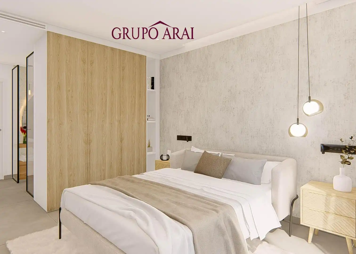 Bedroom of Flat for sale in Guardamar del Segura  with Air Conditioner, Heating and Private garden